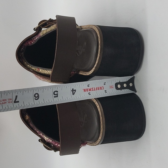 148- Free People Astrid Platform Mule Clogs Size 8 NWT – Multicolor Textured - Picture 6 of 13